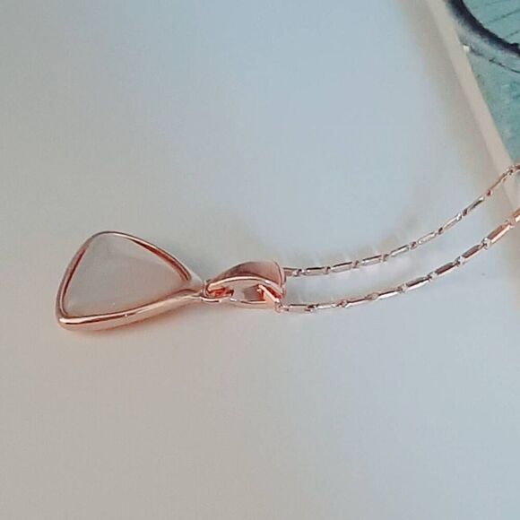 2/$40 Ladies Triangular Opal Necklace - Picture 7 of 11